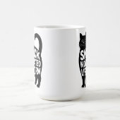 Mug Snack Motivated Lifeform Fat Cat Humor (Centre)