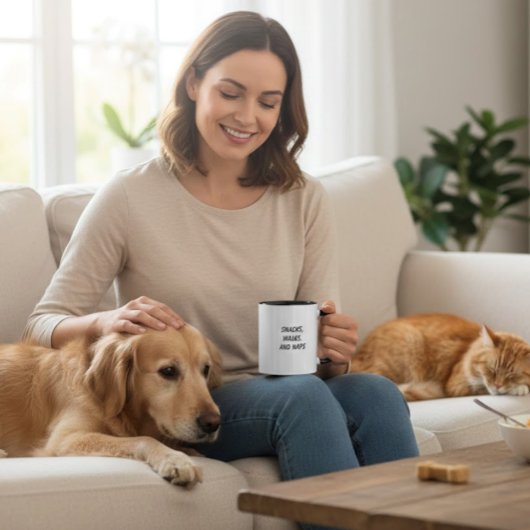 Mug Snacks, Walks, and Naps - Dog Lovers, Pet Sitter 