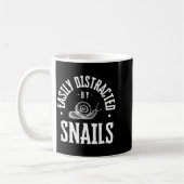 Mug Snail Lover Easily Distracted By Snails, Funny Sna (Gauche)