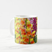 Mug Snapdragons colorés floraux (Devant gauche)
