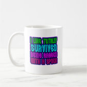 Mug Snarky 80 Spoon Drôle Parodique Slogan (Gauche)