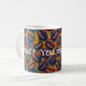 Mug Snarky "Decaf ? Vous voulez dire la défaite." Fauv (Devant gauche)