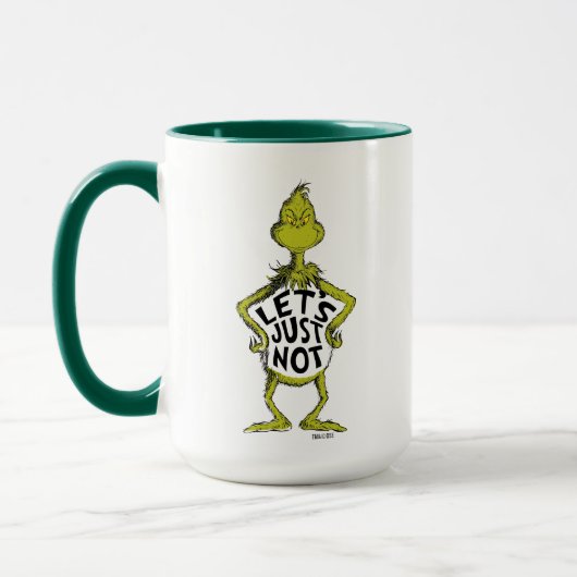 Mug Snarky Grinch | Drôle Ne citons pas (Gauche)