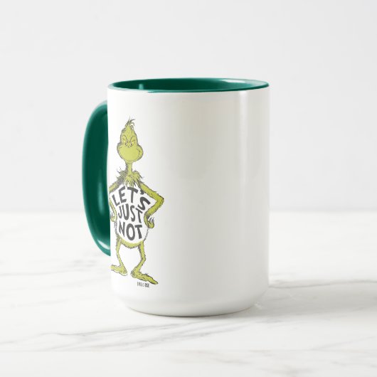 Mug Snarky Grinch | Drôle Ne citons pas (Devant gauche)