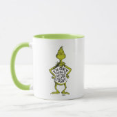 Mug Snarky Grinch | Funny I'm Only Talking to My Dog T (Gauche)