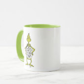 Mug Snarky Grinch | Funny I'm Only Talking to My Dog T (Devant gauche)