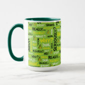 Mug Snarky Grinch | Modèle de phrase Grinch Snarky (Gauche)