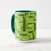 Mug Snarky Grinch | Modèle de phrase Grinch Snarky (Devant gauche)