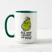 Mug Snarky Grinch | Tous Vos Chauffeurs Sont Vilains (Gauche)