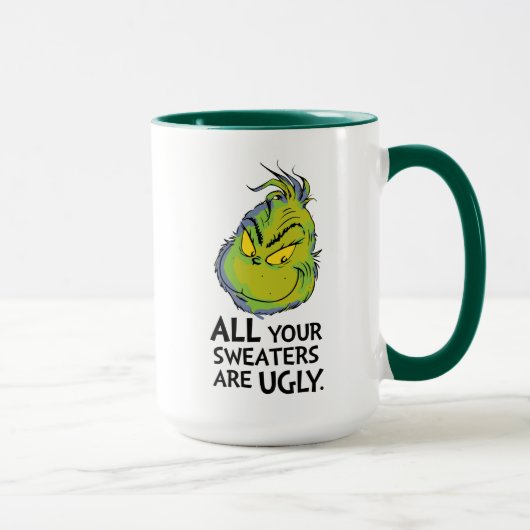 Mug Snarky Grinch | Tous Vos Chauffeurs Sont Vilains (Droite)