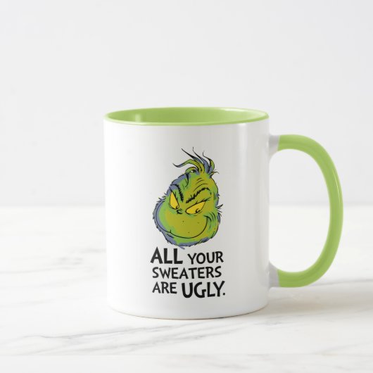 Mug Snarky Grinch | Tous Vos Chauffeurs Sont Vilains (Droite)