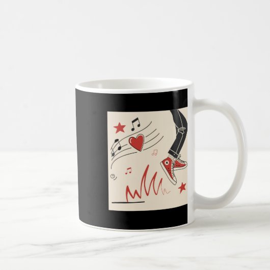 Mug Snicker Music Colorful Expressive Art numérique Il (Droite)