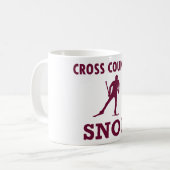 Mug Snob de ski de pays croisé (Devant gauche)