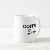 Mug Snob simple de café (Devant droit)