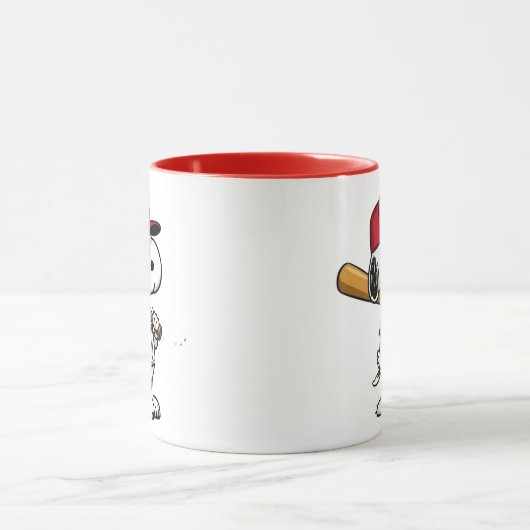 Mug Snoopy Baseball Boston (Centre)