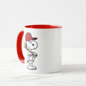 Mug Snoopy Baseball Boston (Devant gauche)
