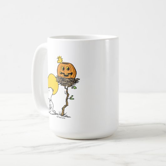 Mug Snoopy & Bois Nid Avec Jack O'Lantern (Devant gauche)