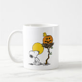Mug Snoopy & Bois Nid Avec Jack O'Lantern (Gauche)