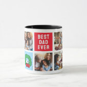 Mug Snoopy Christmas Wreath | Papa Photo Collage (Centre)