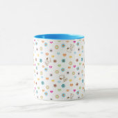 Mug Snoopy Colorful Hearts Motif (Centre)