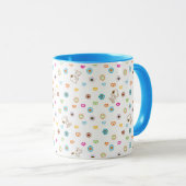 Mug Snoopy Colorful Hearts Motif (Devant droit)