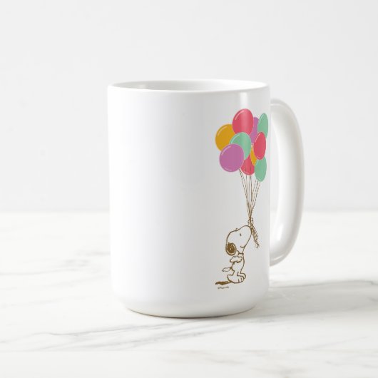 Mug Snoopy et ballons (Devant droit)