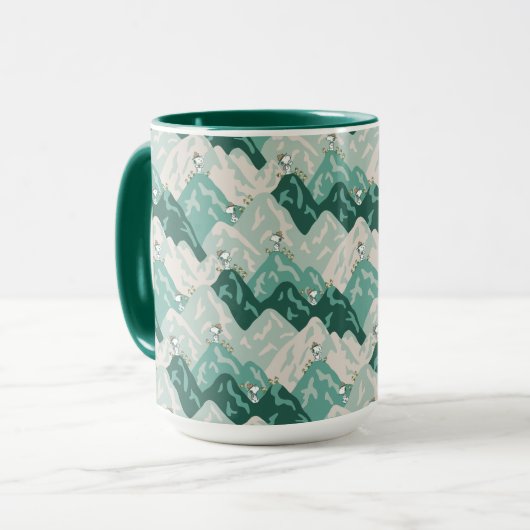 Mug Snoopy Grand Motif extérieur (Devant gauche)