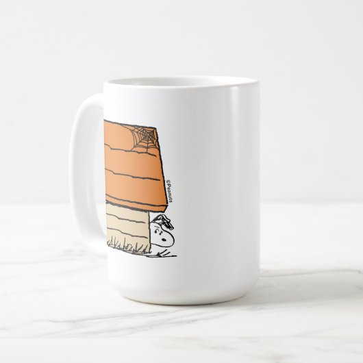 Mug Snoopy Halloween Spider Web Doghouse (Devant gauche)