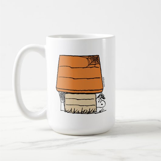Mug Snoopy Halloween Spider Web Doghouse (Gauche)