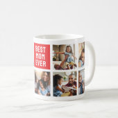 Mug Snoopy Heart | Maman Photo Collage (Devant droit)