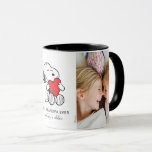 Mug Snoopy Heart | Meilleur grand-père jamais - Photo<br><div class="desc">Découvrez ce joli dessin de Saint Valentin de cacahuètes avec Snoopy. Personnalisez en ajoutant vos photos préférées et du texte personnalisé !</div>