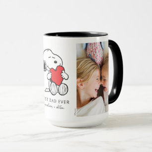 Mug Snoopy Heart Meilleur Père Jamais - Photo