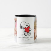 Mug Snoopy Heart | Meilleure grand-mère jamais - Photo (Centre)