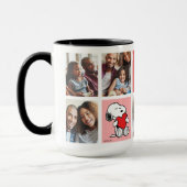 Mug Snoopy Heart | Papa Photo Collage (Gauche)