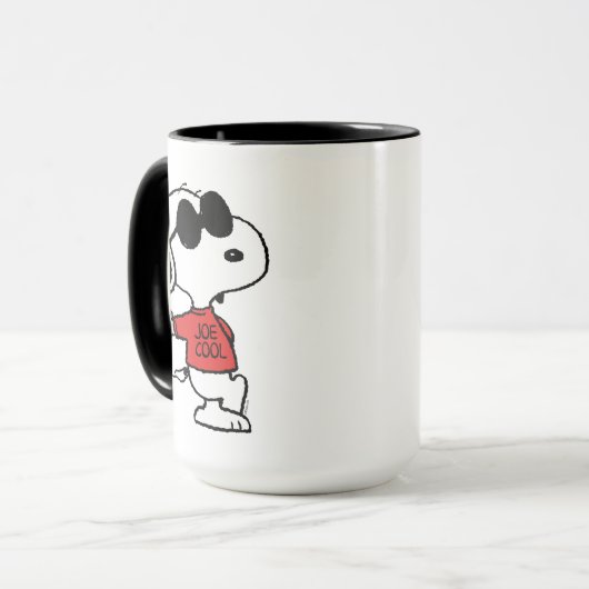 Mug Snoopy "Joe Cool" debout (Devant gauche)