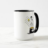 Mug Snoopy Jumping dans le pot d'or (Devant droit)