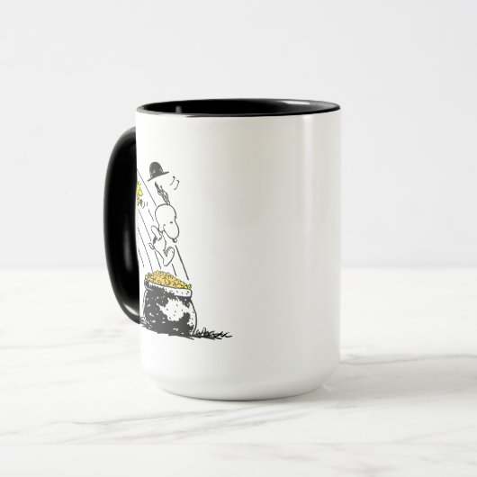 Mug Snoopy Jumping dans le pot d'or (Devant gauche)