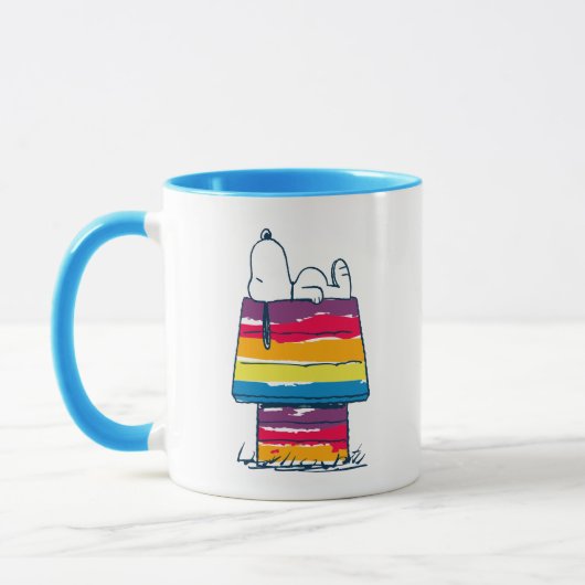 Mug Snoopy | Rainbow Dog House (Gauche)