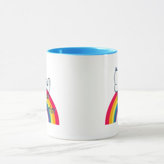 Mug Snoopy | Rêver en couleur arc-en-ciel (Centre)