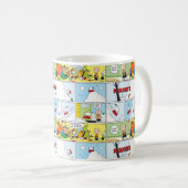 Mug Snoopy Sled Riding Food Dish (Devant droit)