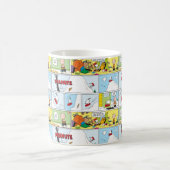 Mug Snoopy Sled Riding Food Dish (Centre)
