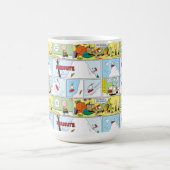 Mug Snoopy Sled Riding Food Dish (Centre)
