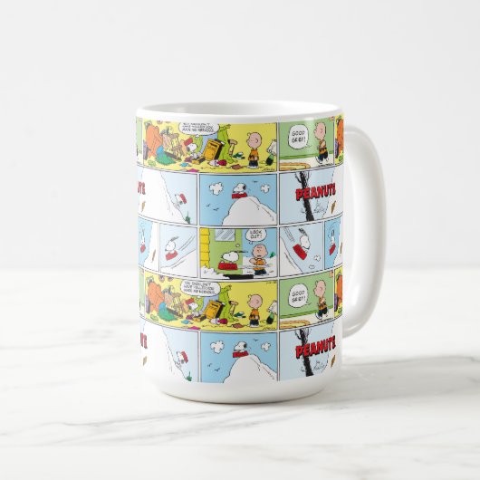 Mug Snoopy Sled Riding Food Dish (Devant droit)