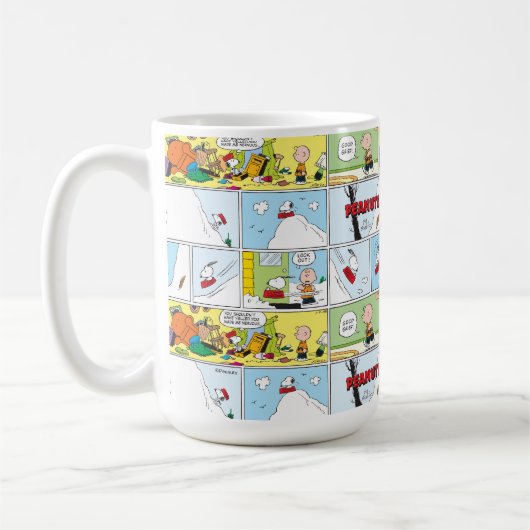 Mug Snoopy Sled Riding Food Dish (Gauche)