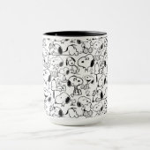 Mug Snoopy Smile Giggle Lauder Motif (Centre)