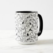 Mug Snoopy Smile Giggle Lauder Motif (Devant droit)