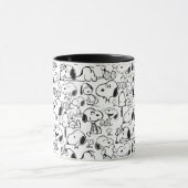 Mug Snoopy Smile Giggle Lauder Motif (Centre)