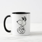 Mug Snoopy So Sweet Flower Motif (Gauche)