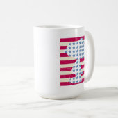 Mug Snoopy Vintage Stars & Stripes (Devant droit)