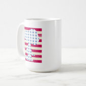 Mug Snoopy Vintage Stars & Stripes (Devant gauche)
